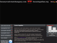 Tablet Screenshot of luxusingatlan.org